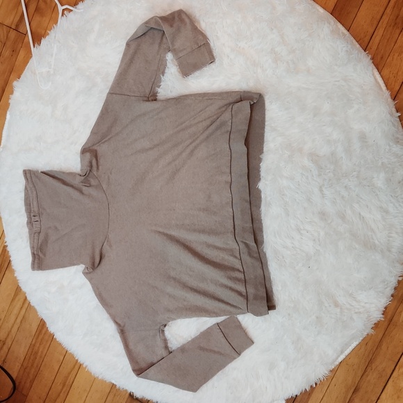 ALL Saints mock neck crop sweatshirt - Picture 3 of 11